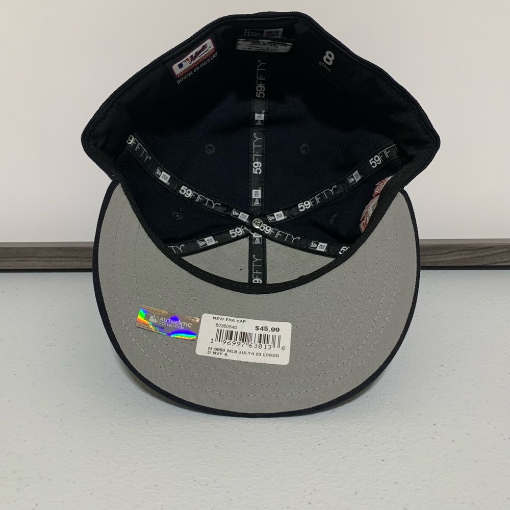 Los Angeles Dodgers New Era Navy 2023 Fourth of July 59FIFTY Fitted Hat-New - Picture 5 of 10